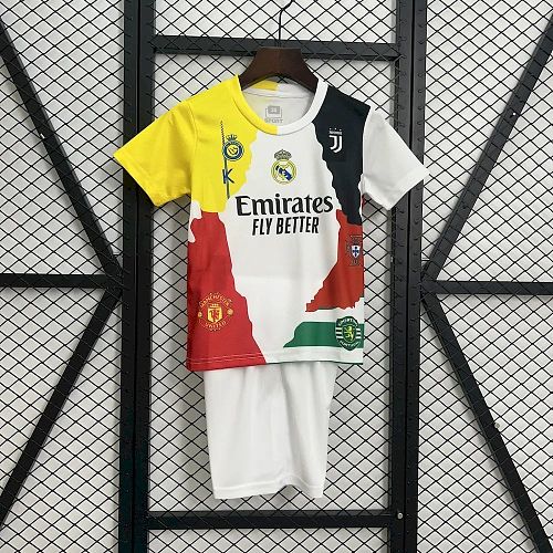 Cristiano Ronaldo 2025 all club mix Jersey Kids Kit