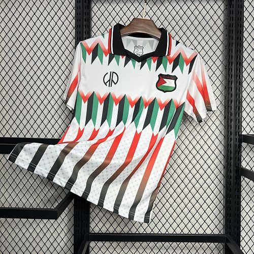 CD Palestino 2024-25 Hypepeace Joint Edition White Retro Jersey S-XXXX