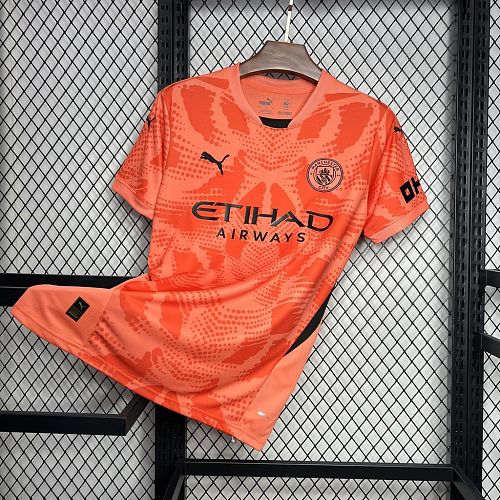 Manchester City 2024-25 Jersey Orange Color