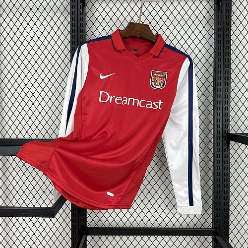 Arsenal 00-01 Home Long Sleeves Retro Jersey S-XXL