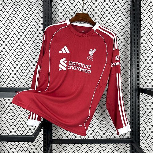 LIV 25-26 Home Long Sleeves Football Jersey S-4XL