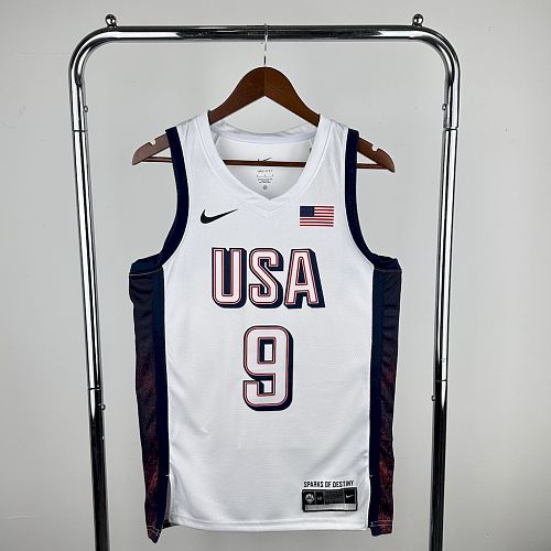 Olimpic USA 2024 HALIBURTON9 Home Jersey