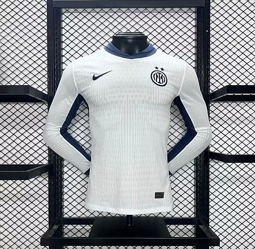 Inter Milan 2024-25 Away Long Sleeves Jersey Player Version S-XXL
