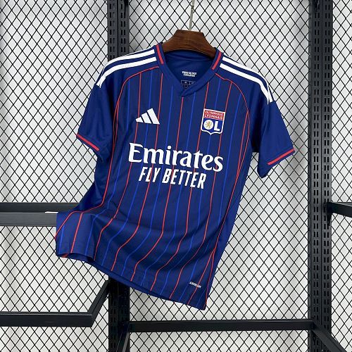 Top 1:1 Olympique Lyonnais 2025-26 Away Football jersey