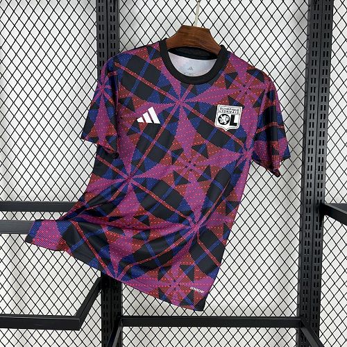 Olympique Lyonnais 25-26 Pre-match training Football Jersey S-4XL