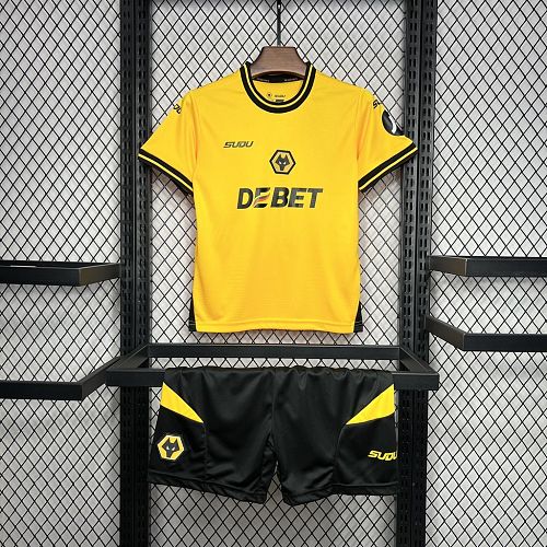 Wolves 2024-25 Home Kids Kit
