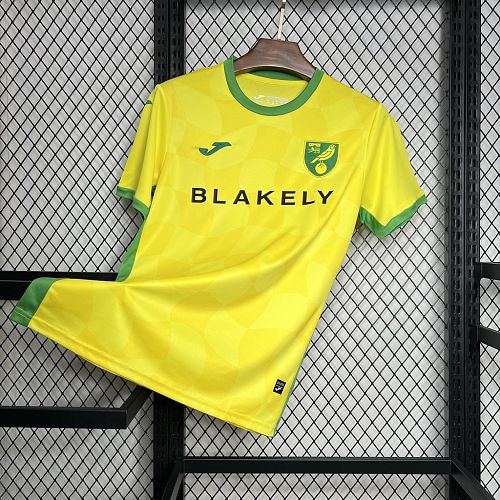 Norwich City F.C. 2024-25 Home Jersey S-XXL