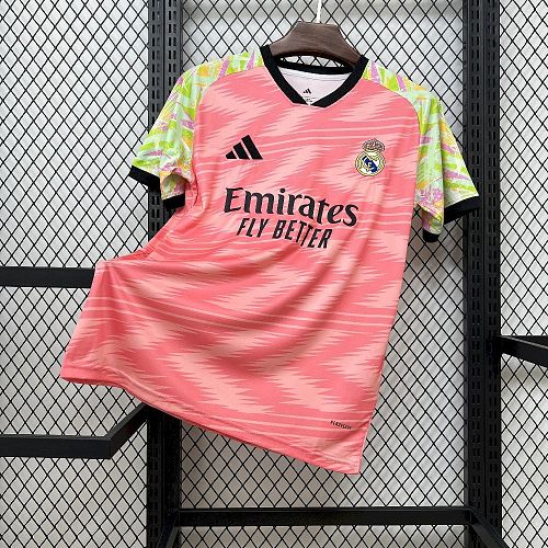 Real Madrid 25-26 Pre-Match Pink Football Jersey S-XXL