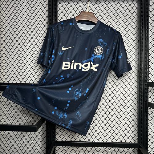 Chelsea 2024-25 Dark blue Pre-match training Jersey