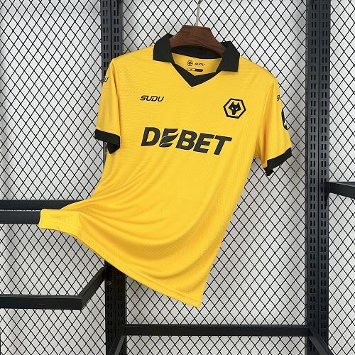 Top 1:1 Wolves 2025-26 Home Football jersey