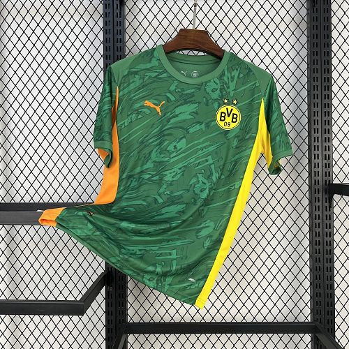 Borussia Dortmund 2024-25 Goalkeeper Green Football Jersey