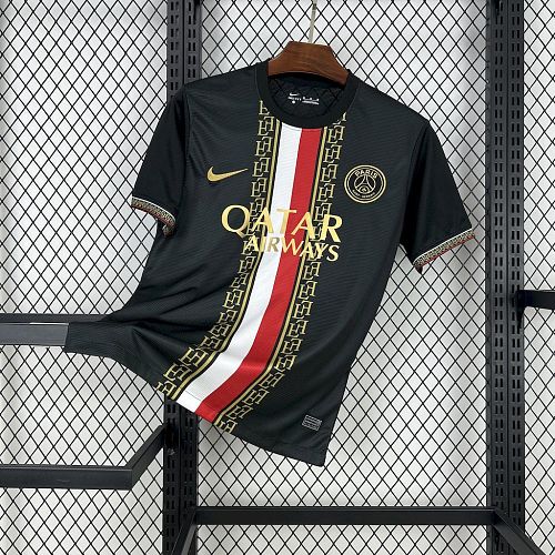 PSG 25-26 Black and Gold Edition Football jersey