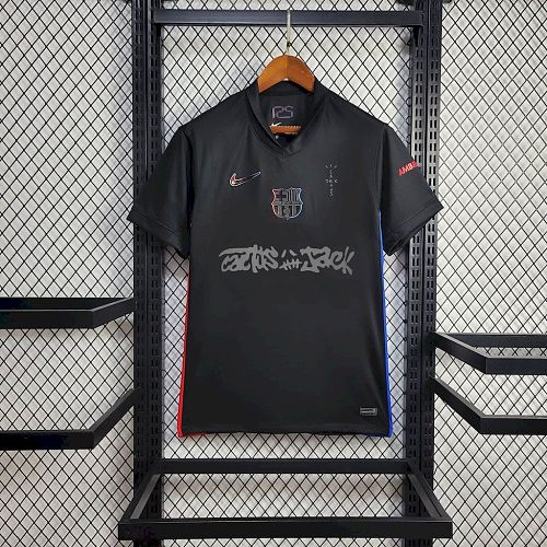 Barcelona 2024-25 Away Travis Scott Special Football Jersey