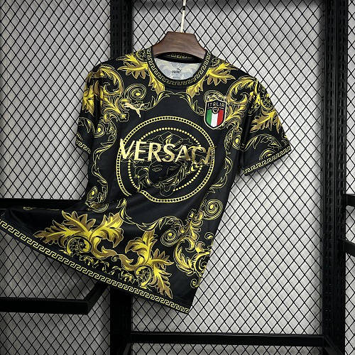 Italy 2022-23 Versace Co-Branded Edition Jersey-Gold