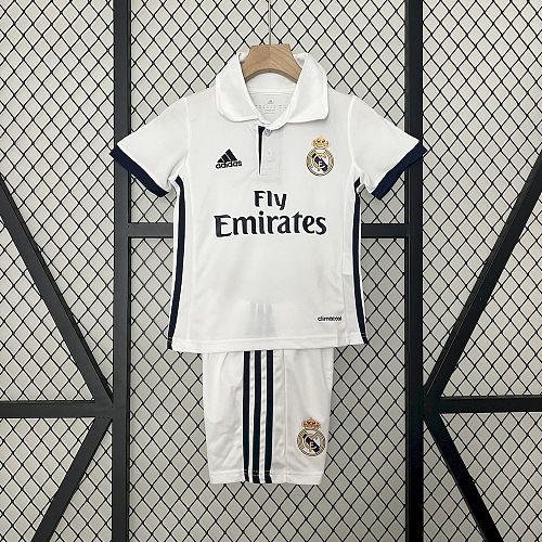 Real Madrid 16-17 Home Retro Kids Kit Size：16-28