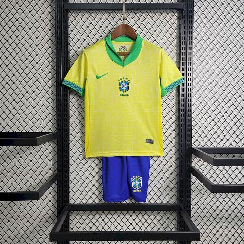 Brazil 2024-25 Home Kids Kit