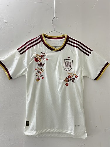 Spain 2026 World Cup Away Embroidered Football Jersey