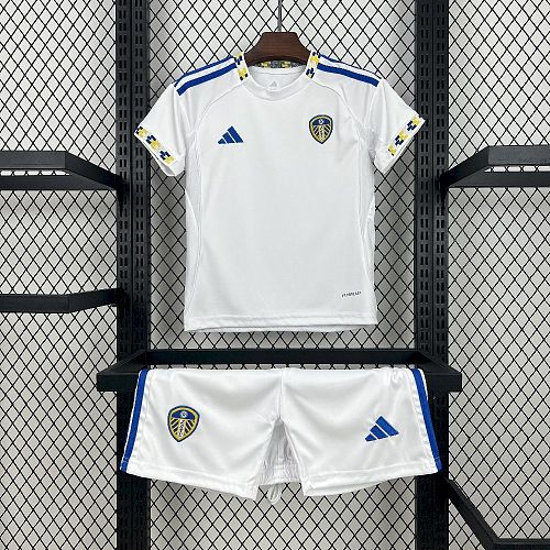 Leeds United 25-26 Home Kids Kit Size 16-28