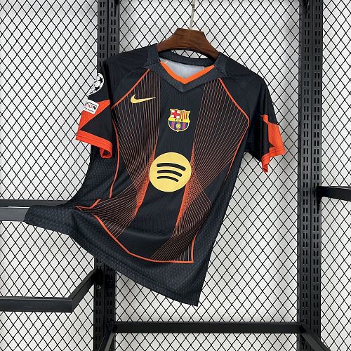 Barcelona 2025-26 black orange special edition Football jersey