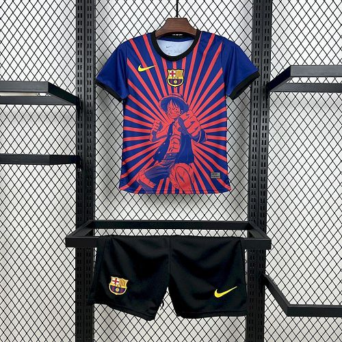 Barcelona 2025-26 ワンピース-モンキーDルフィ Kids Kit