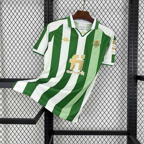Real Betis 11-12 King’s Cup Gold Retro Jersey S-XXL