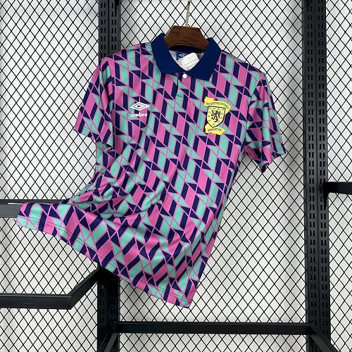 Top 1:1 Scotland 1988-89 Away Retro Jersey
