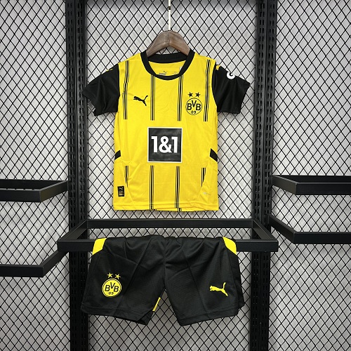 Borussia Dortmund 2024-25 Home Kids Kit