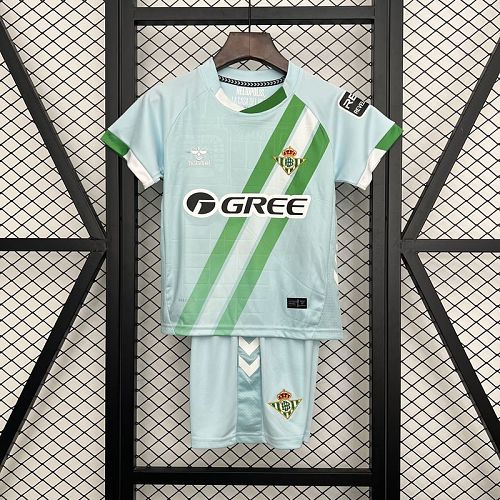 Real Betis 2025-26 Away Kids Kit Size 16-28