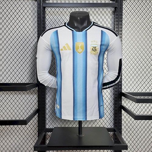 Argentina 2026 World Cup Home Long Sleeve Player Version S-XXL