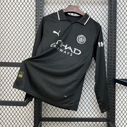 Manchester City 25-26 Away Long Sleeve Football Jersey S-4XL