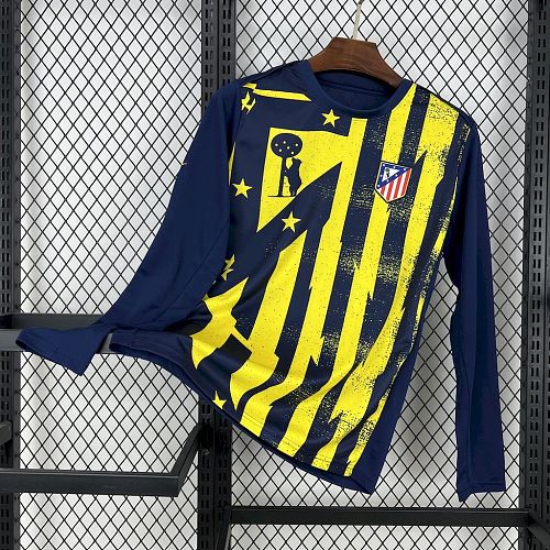 Atletico Madrid 2025-26 Pre-match training Long Sleeves Football jersey