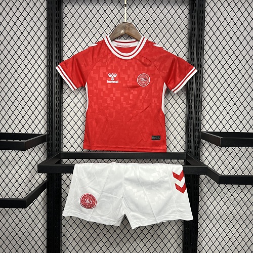 Denmark 2024-25 Euro Home Kids Kit
