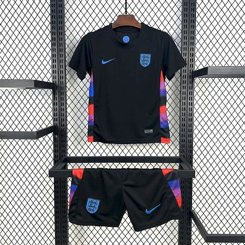 England Women's Euro 2025-26 Away Kids Kit