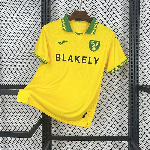 Norwich City FC 25-26 Home Football Jersey S-XXL