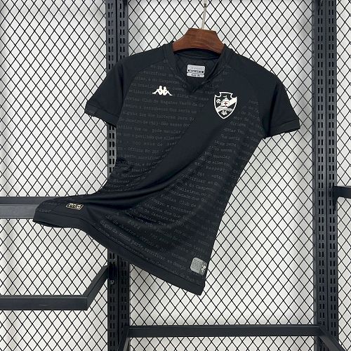 Vasco Da Gama 2024-25 Womens Black goalkeeper uniform Jersey S-XXL