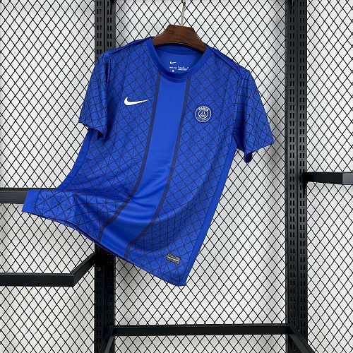 PSG 25-26 Pre-match training blue Football Jersey