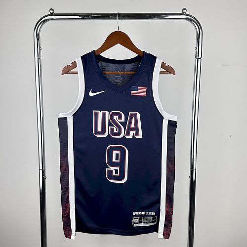 Olimpic USA 2024 HALIBURTON9 Away Jersey