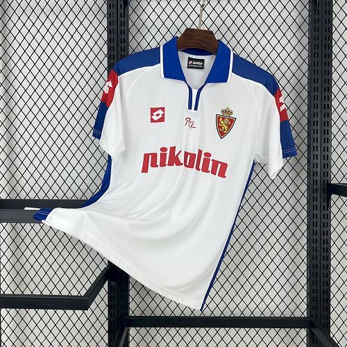Top 1:1 Real Zaragoza 2004 Home Retro Jersey