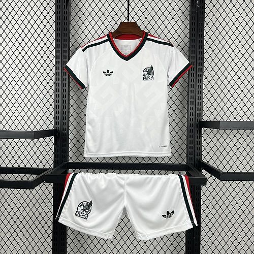 Mexico 2026 World Cup Away Kids Kit Size：16-28