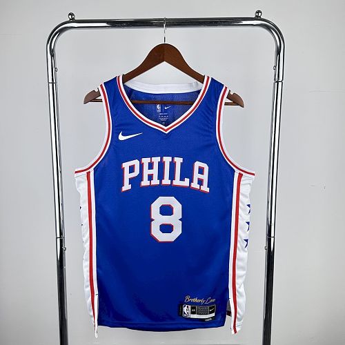 Philadelphia 76ers 2023-24 GEDRGE8 Away Jersey