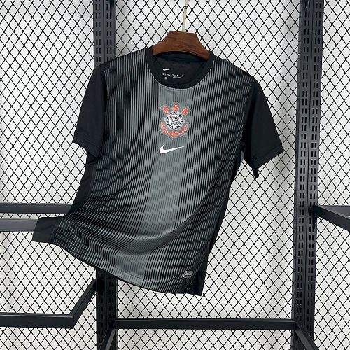 Corinthians 2025-26 Black goalkeeper Football Jersey