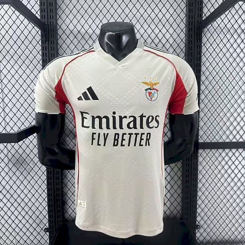Top 1:1 Benfica 2025-26 Away Jersey  Player Version