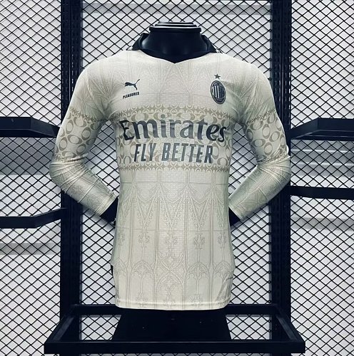 AC Milan 2024-25 Co-Branded Edition Long Sleeves Jersey Player Version