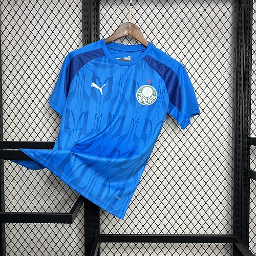 Palmeiras 2024-25 Blue Pre-Match Training Jersey