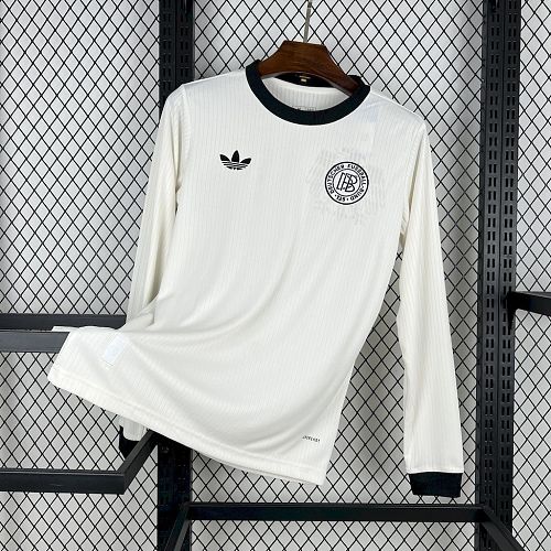 Germany 125th Anniversary 2025 White Long Sleeves Jersey