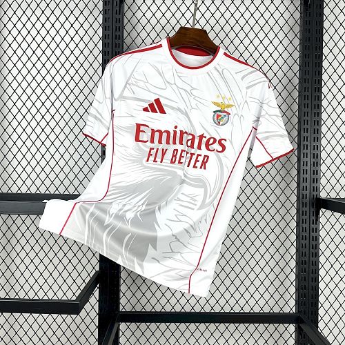 Benfica 2025-26 White concept version Football Jersey