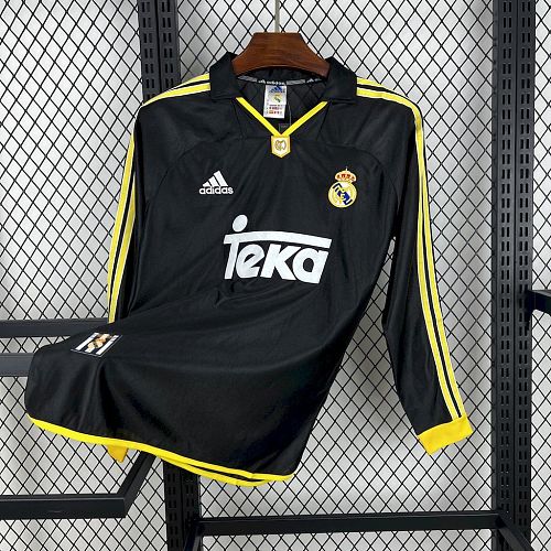 Real Madrid 99-01 Away Long Sleeves Retro Jersey