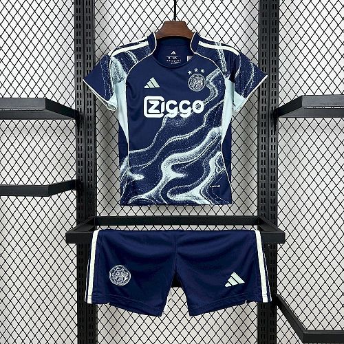 Ajax 25-26 Away Kids Kit Size：16-28