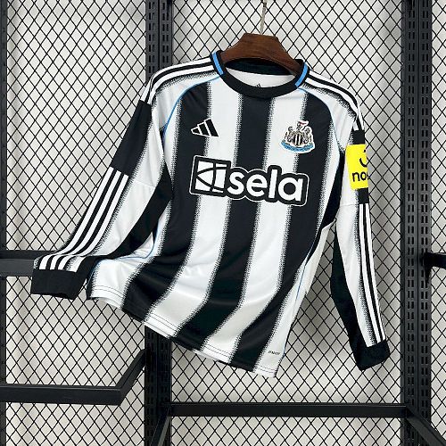 Newcastle United 25-26 Home Long Sleeves Football Jersey S-4XL