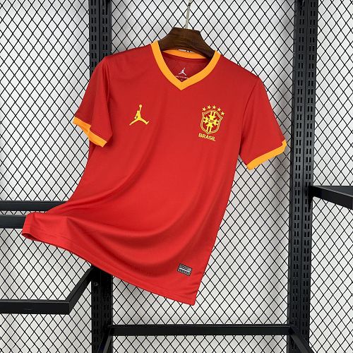 Brazil 2025-26 Jordan Red Special Edition Football Jersey